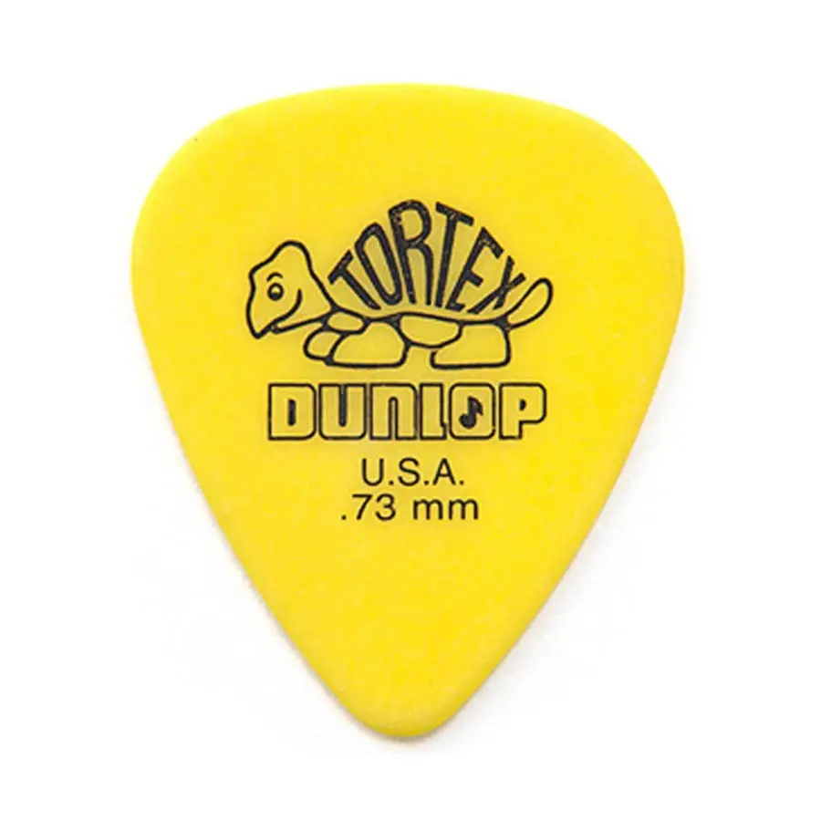 Dunlop 418P Tortex Standard Yellow .73