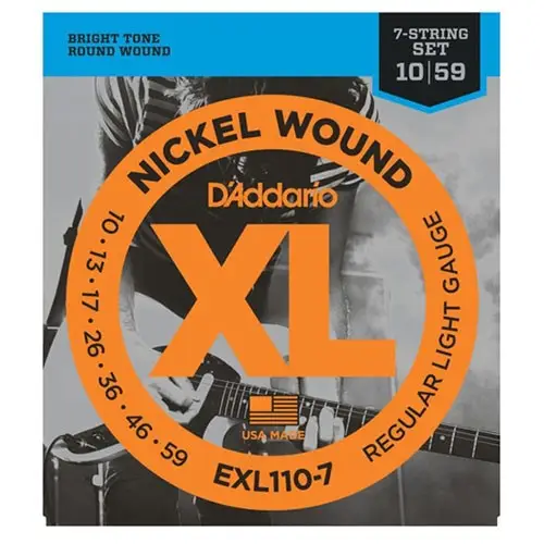 D'Addario EXL110-7 String Regular Light 10-59