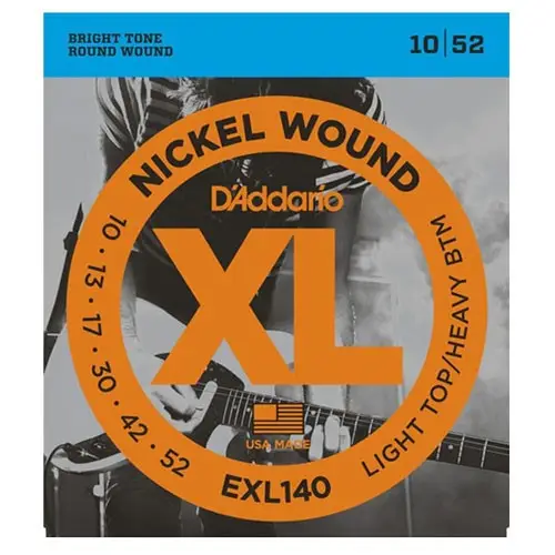 D'Addario EXL140 Light Top Heavy Bottom 10-52