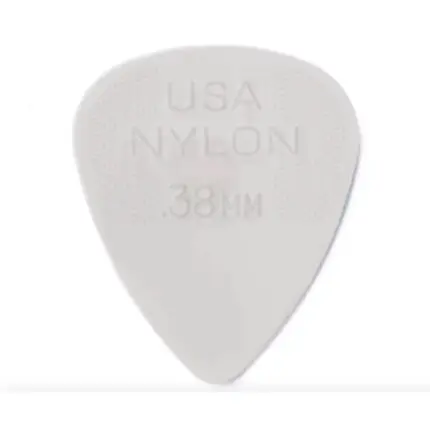 DUNLOP 44P.38 Nylon Standard White .38mm - 12pz
