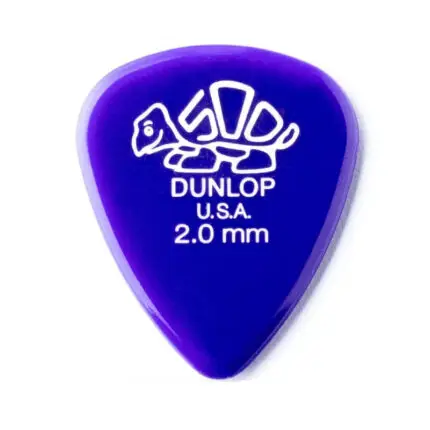 DUNLOP 41P2.0 Delrin 500 2.0mm - 12 pz