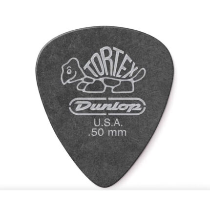 DUNLOP 482P.50 Tortex Standard Pitch Black .50 - 12 pz