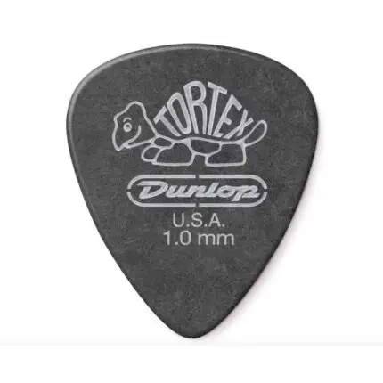 DUNLOP 482P1.0 Tortex Standard Pitch Black 1.0 - 12 pz