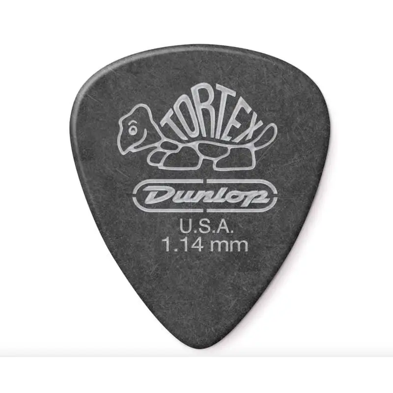 DUNLOP 482P1.0 Tortex Standard Pitch Black 1.14 - 12 pz