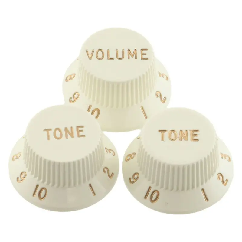 Fender Original Stratocaster Knobs Set - Parchment