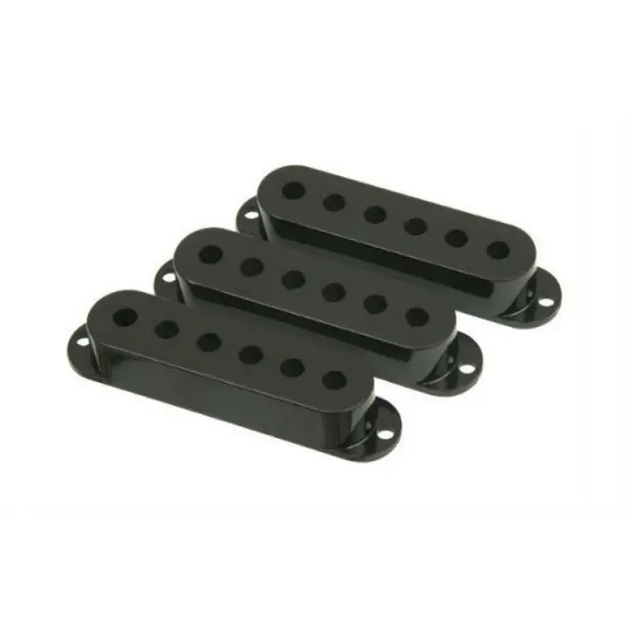 Fender Stratocaster Pickup Cover Set - Black Fender Stratocaster Pickup Cover Set - Black