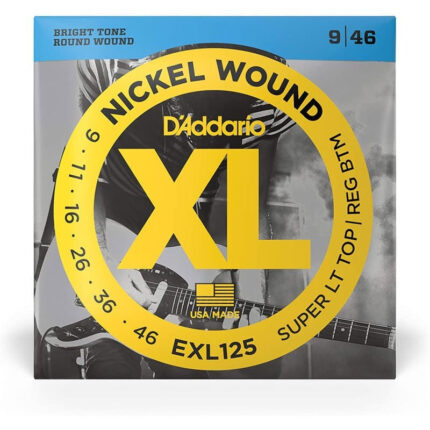 D'addario EXL125 Super Light Top / Regular Botton 9-42