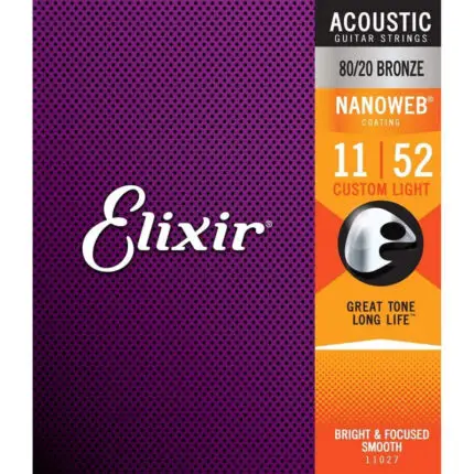Elixir Nanoweb 11027 Custom Light 11-52