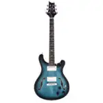 PRS SE Hollowbody II Piezo - Peacock Blue Burst