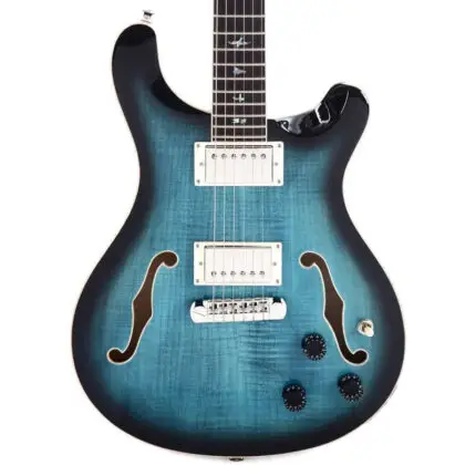 PRS SE Hollowbody II Piezo - Peacock Blue Burst