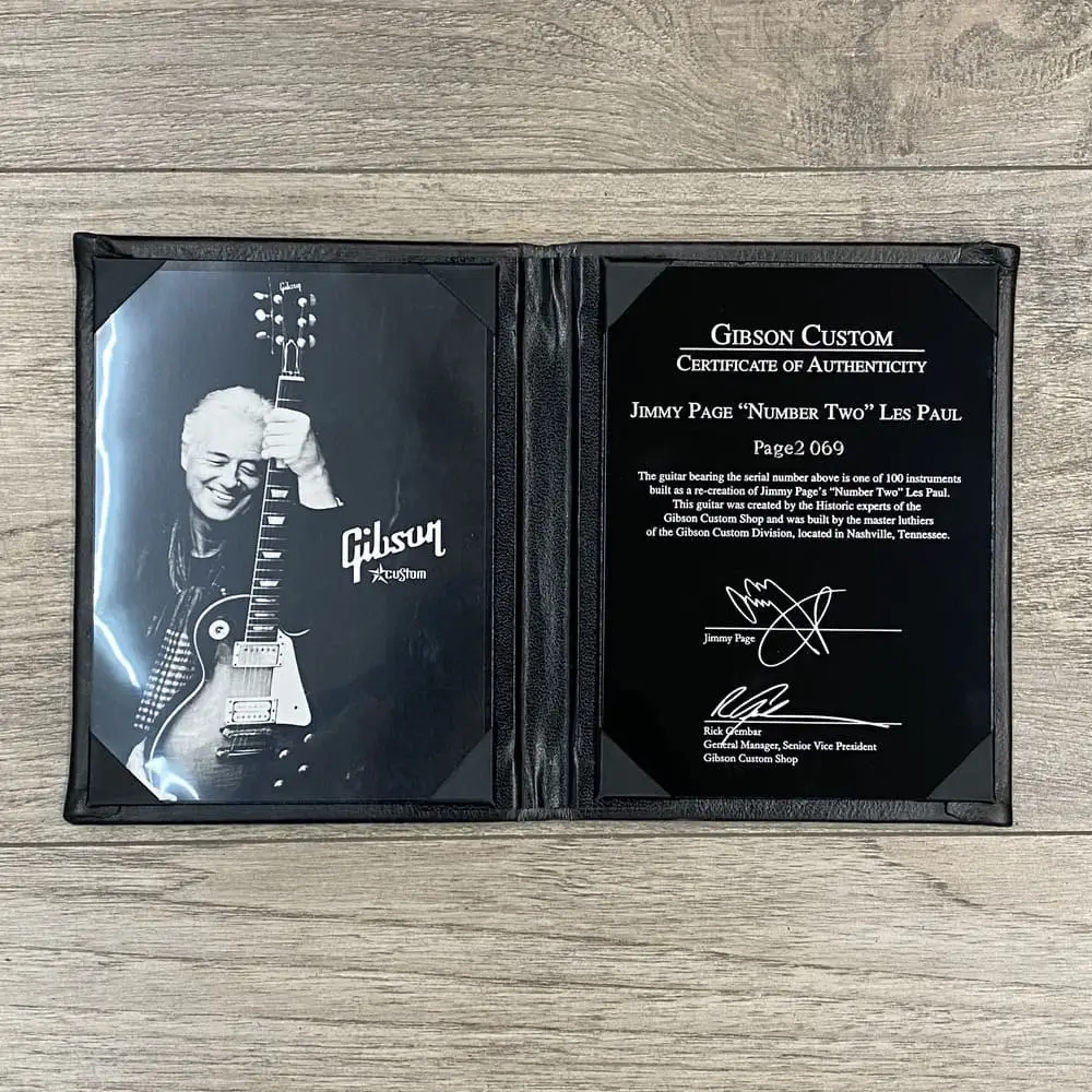 Gibson Custom Jimmy Page "Number Two" No.2 Les Paul Aged Murphy