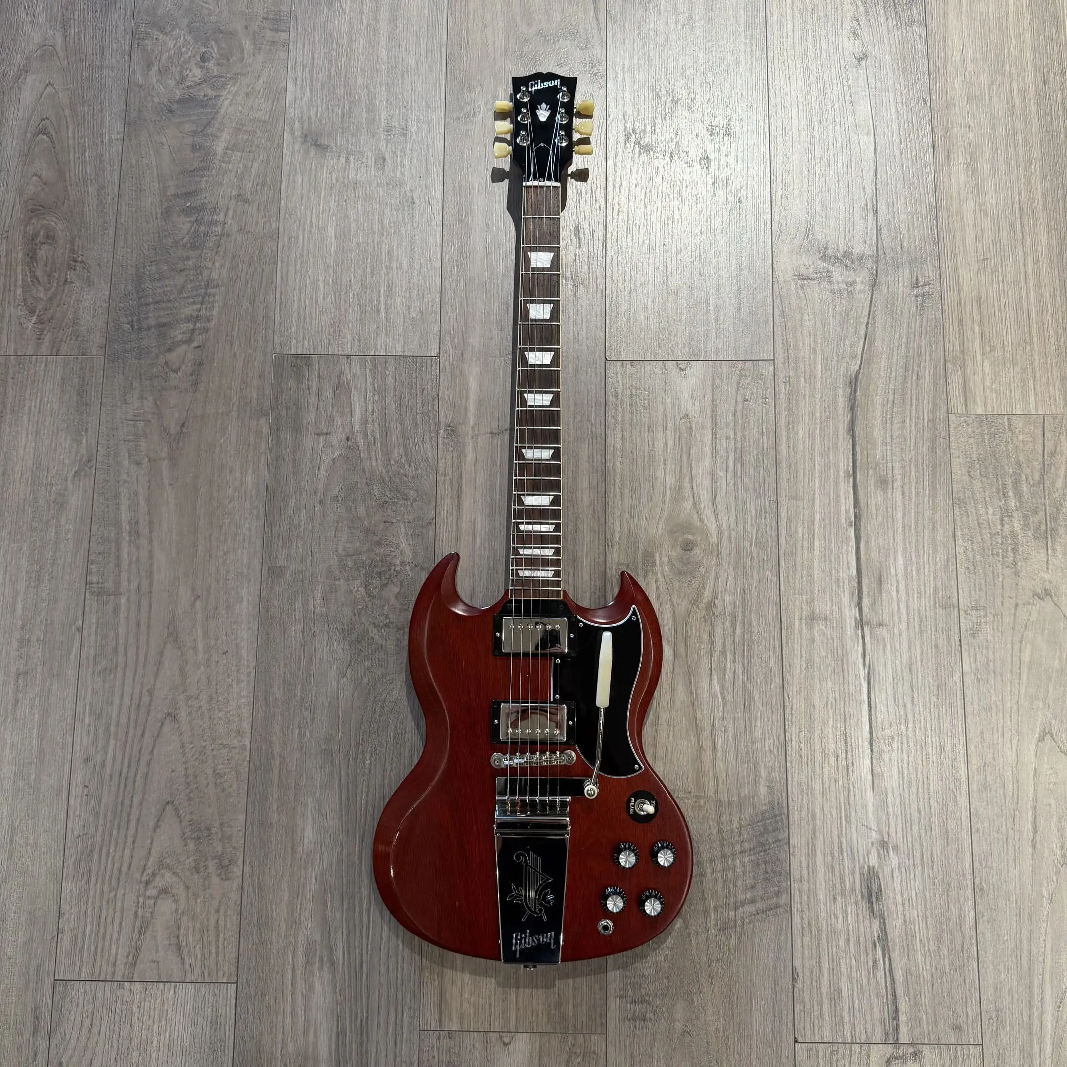 Gibson SG '61 Standard Faded Maestro Vibrola - Vintage Cherry