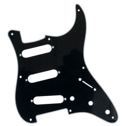 Axlabs Battipenna per Stratocaster Nero 11 fori 3 PLY