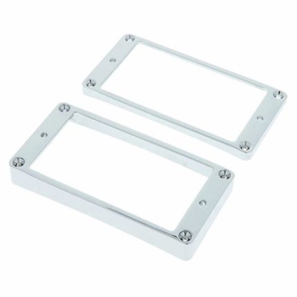 Allparts Humbucker Ring Set Curved - Chrome